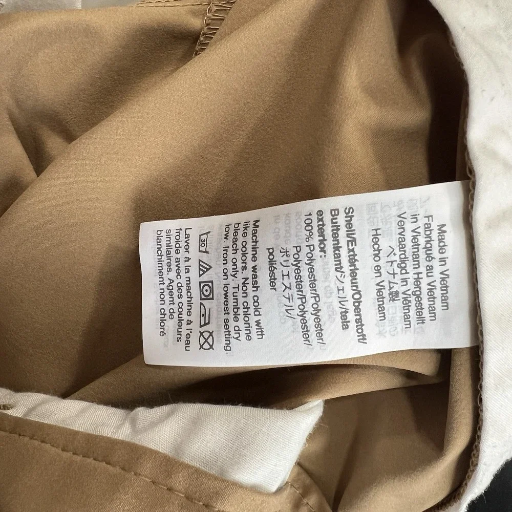 J.Crew Men's The Tech Thompson Pants Flex Size 32x34 Beige‎ Tapered